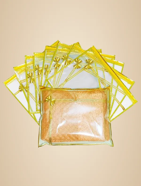 Pack_Of_12_Golden_Premium_Pvc_Saree_Covers
