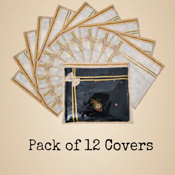 Pack_Of_12_Brown_Premium_Non_Woven_Saree_Covers