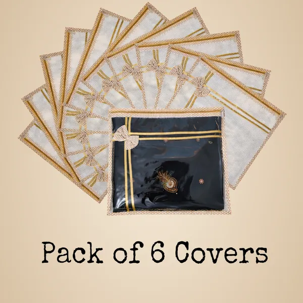 Pack_Of_6_Brown_Premium_Non_Woven_Saree_Covers