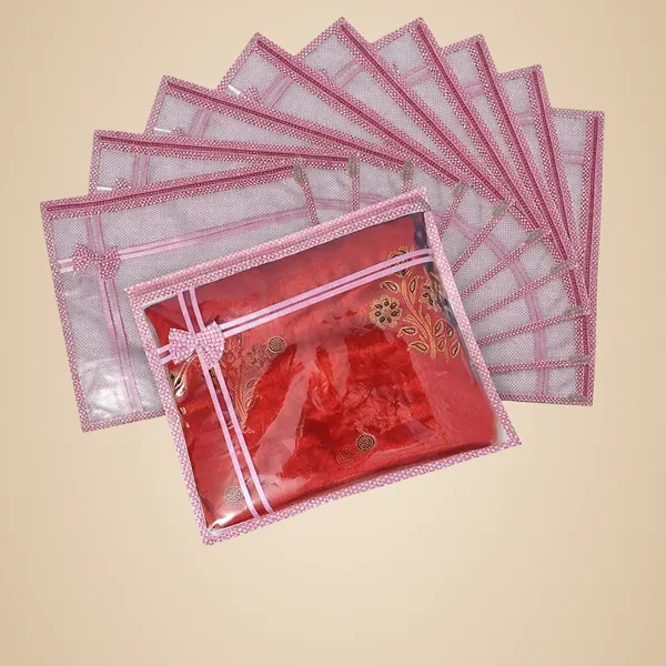 Pack_Of_12_Pink_Premium_Non_Woven_Saree_Covers