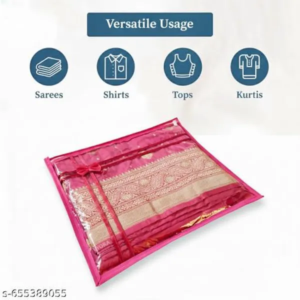 Pack_Of_12_Pink_Premium_Non_Woven_Saree_Covers