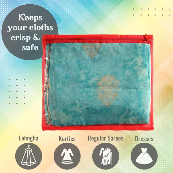 Pack_Of_12_Red_Premium_Non_Woven_Saree_Covers