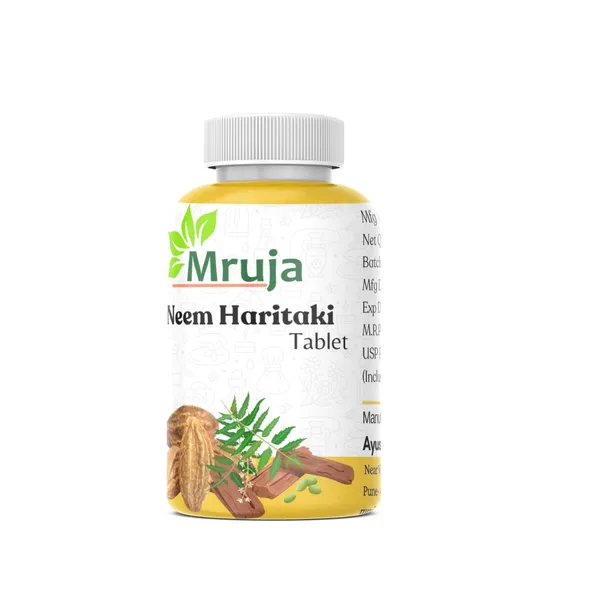 Mruja_Neem_Haritaki_Herbal_Ayurvedic_Tablet