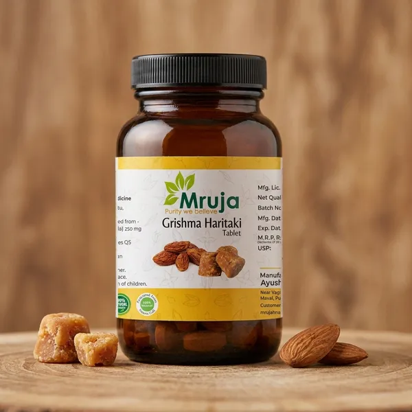Mruja_Grishma_Haritaki_Tablet_Ayurvedic_Digestive_&_Wellness_Supplement