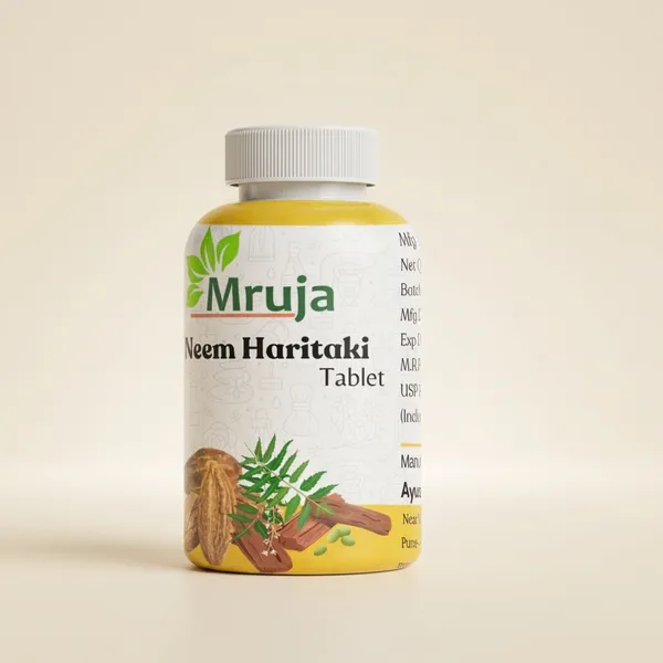 Mruja_Neem_Haritaki_Herbal_Ayurvedic_Tablet