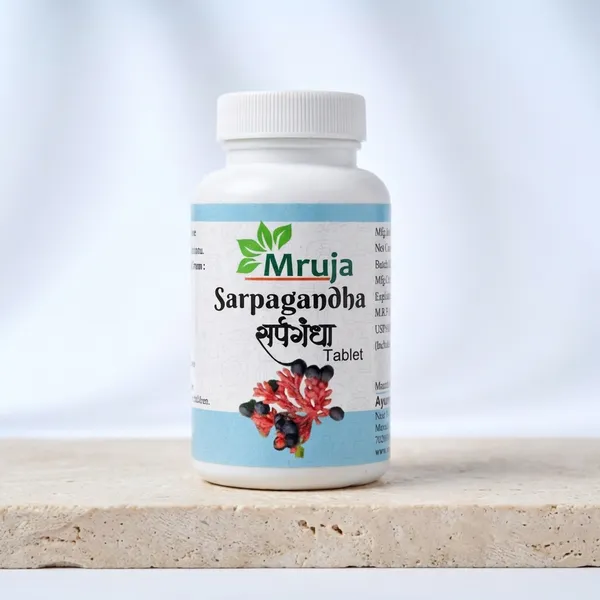 Mruja_Sarpagandha_Herbal_Tablet_Natural_Ayurvedic_Supplement