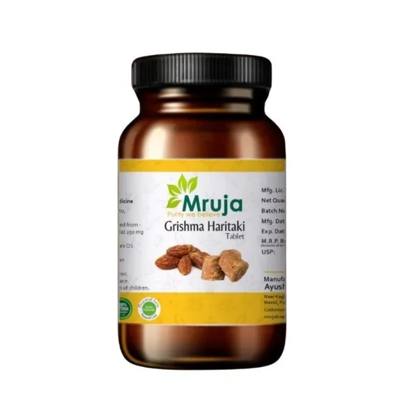 Mruja_Grishma_Haritaki_Tablet_Ayurvedic_Digestive_&_Wellness_Supplement