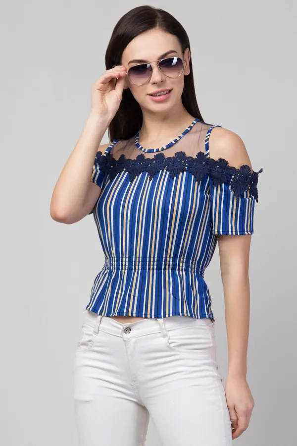 Blue_Malai_Cotton_Top_For_Women