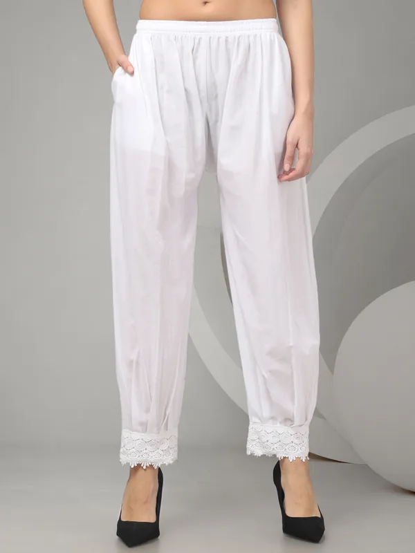 White_Cotton_Palazzo_Pants_For_Women