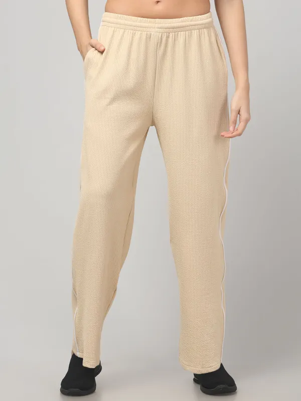 Brown_Polyester_Trousers_For_Women