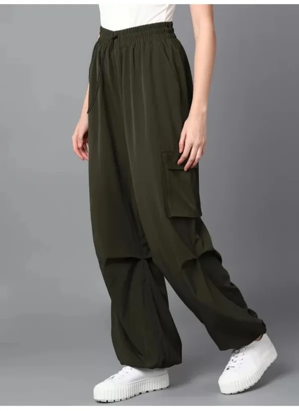 Olive_Green_Corduroy_Cargo_Pants_For_Women