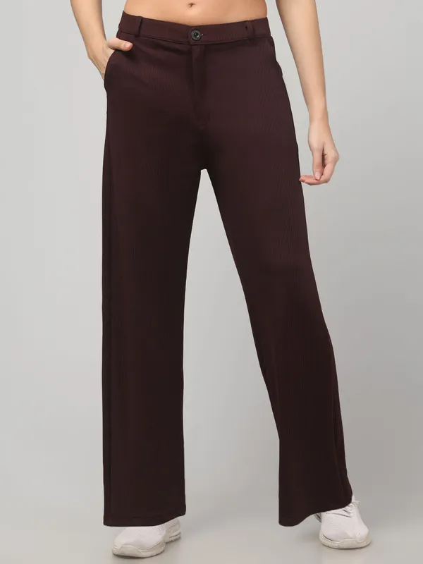 Dark_Brown_Corduroy_Trousers_For_Women