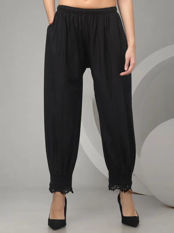 Black_Cotton_Harem_Pants_For_Women