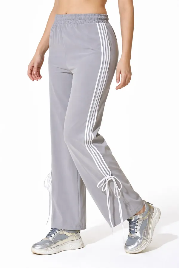 Grey_&_White_Polyester_Track_Pants_For_Women