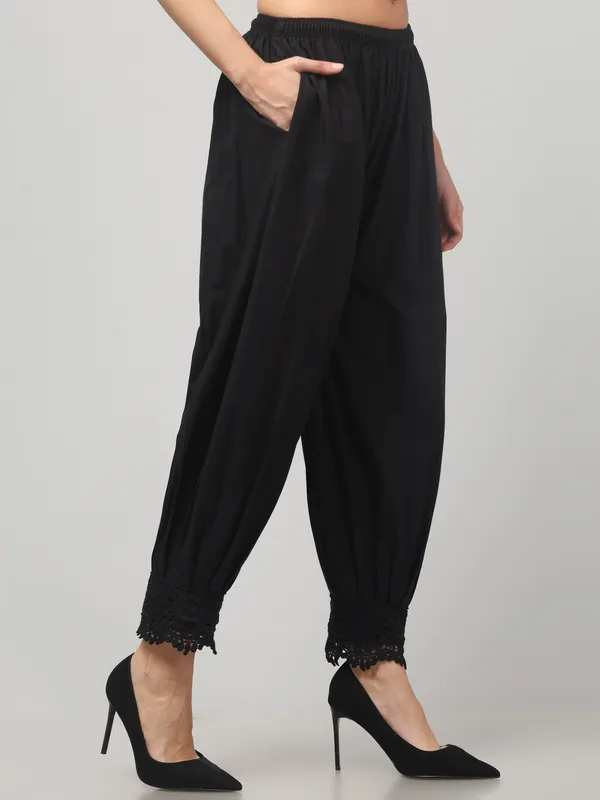 Black_Cotton_Harem_Pants_For_Women