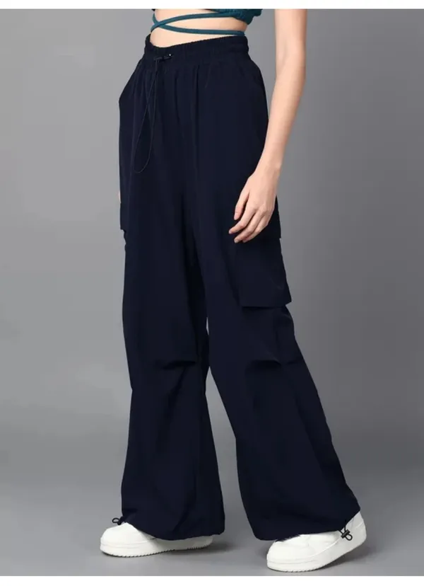 Black_Corduroy_Cargo_Palazzo_Pants_For_Women