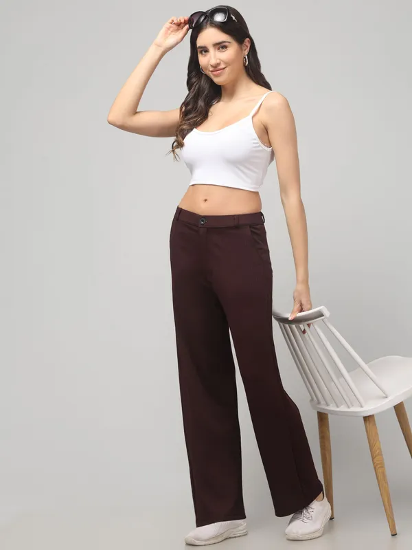 Dark_Brown_Corduroy_Trousers_For_Women