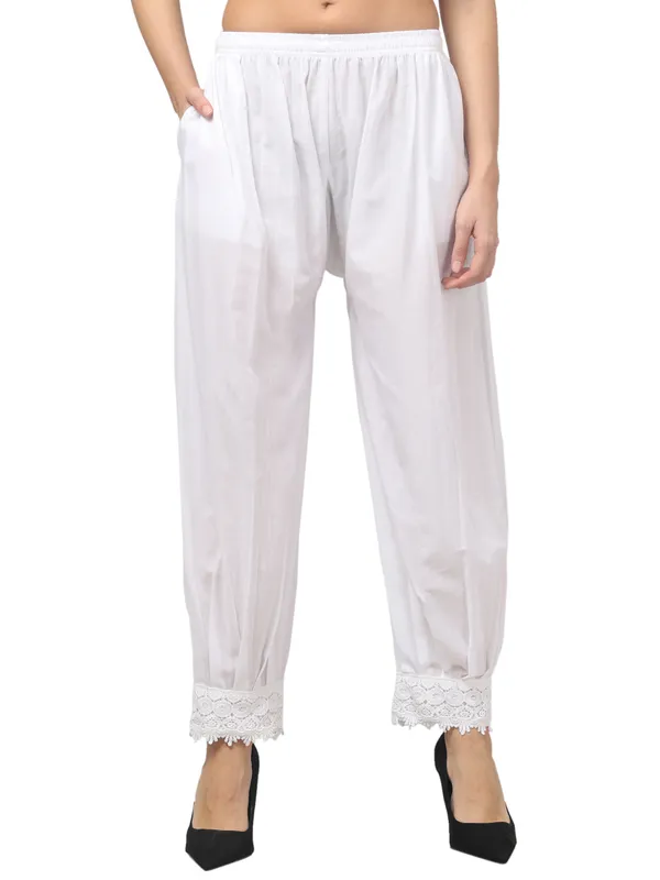White_Cotton_Palazzo_Pants_For_Women