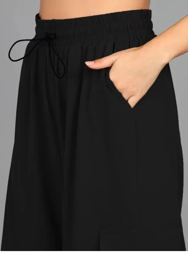 Black_Corduroy_Cargo_Pants_For_Women