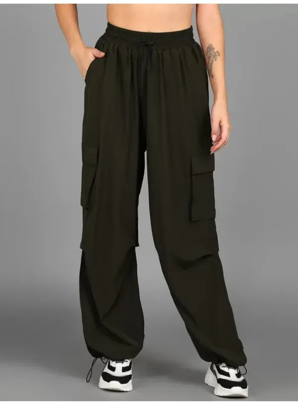 Olive_Green_Corduroy_Cargo_Pants_For_Women