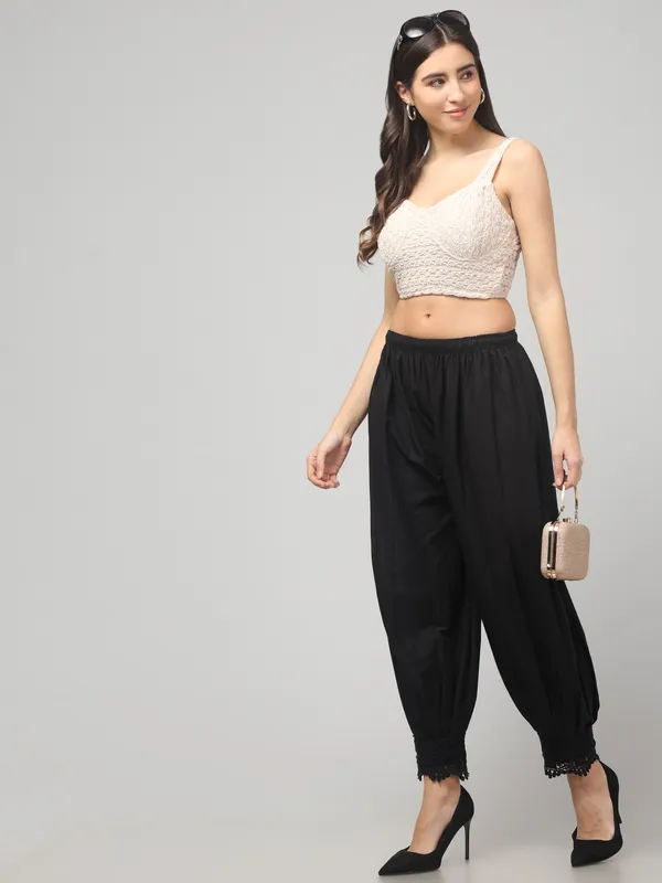 Black_Cotton_Harem_Pants_For_Women