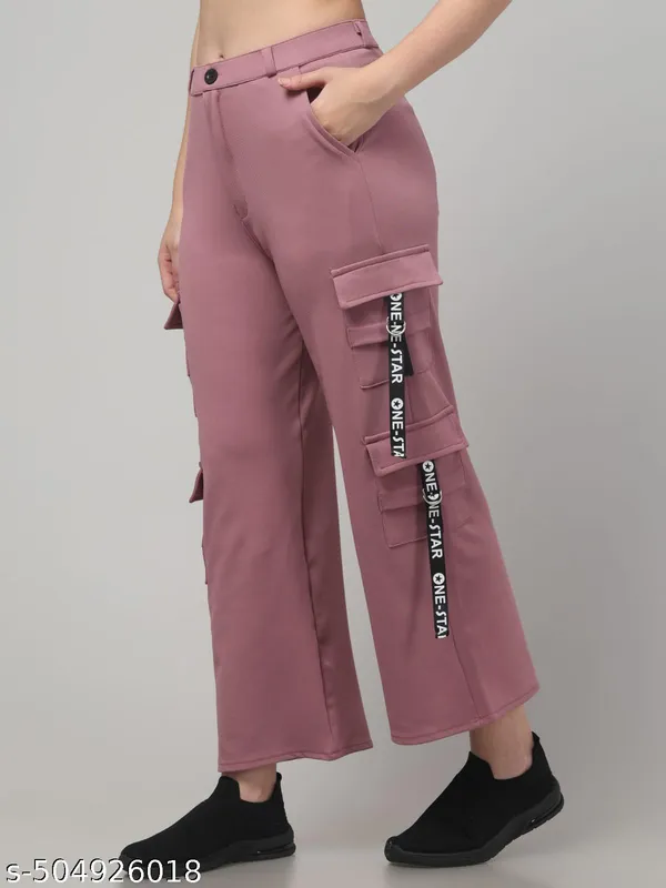 Pink_Hojri_Fabric_Cargo_Pants_For_Women