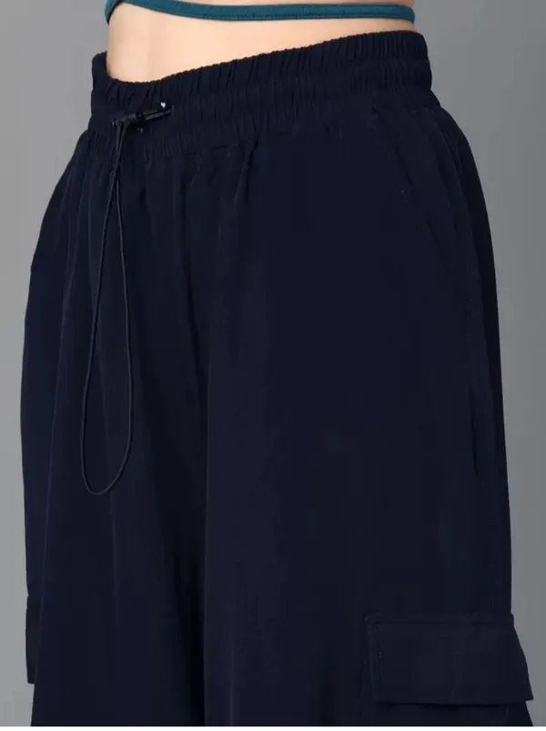 Black_Corduroy_Cargo_Palazzo_Pants_For_Women