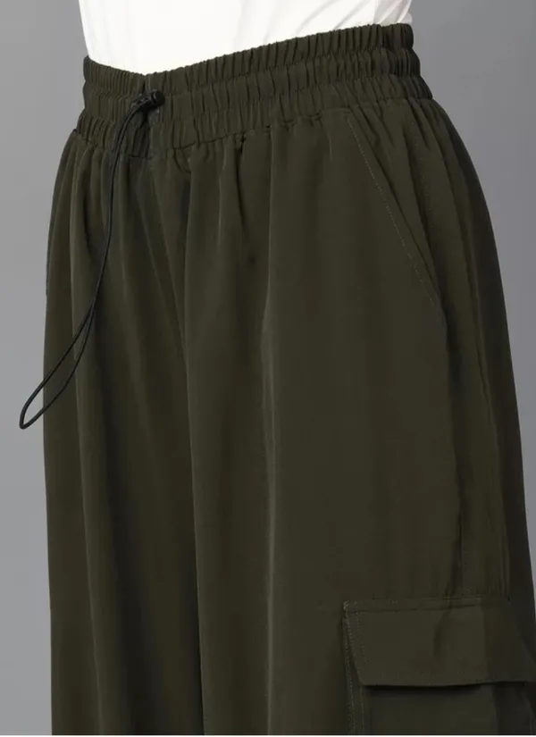 Olive_Green_Corduroy_Cargo_Pants_For_Women