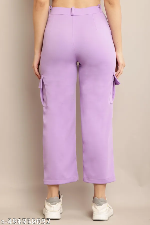 Purple_Corduroy_Cargo_Pants_For_Women