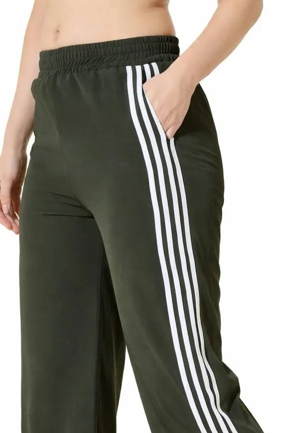 Green_Polyester_Track_Pants_For_Women