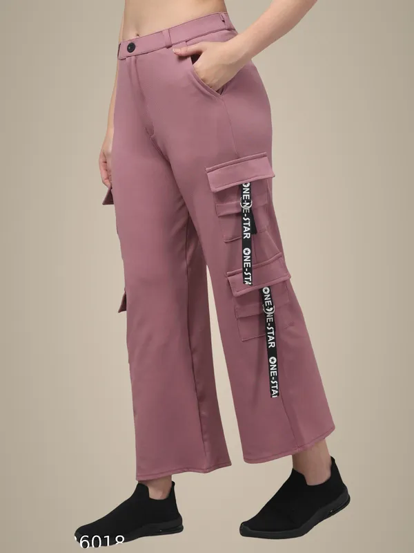 Pink_Hojri_Fabric_Cargo_Pants_For_Women