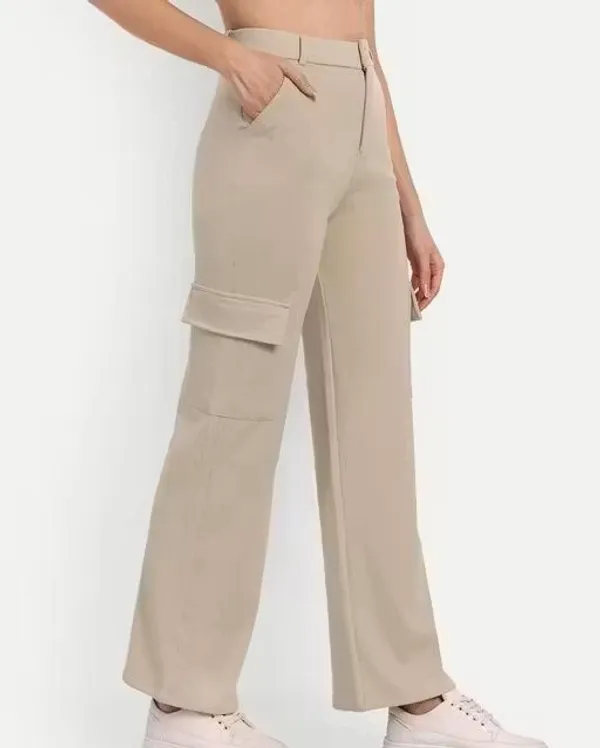 Brown_Corduroy_Cargo_Pants_For_Women