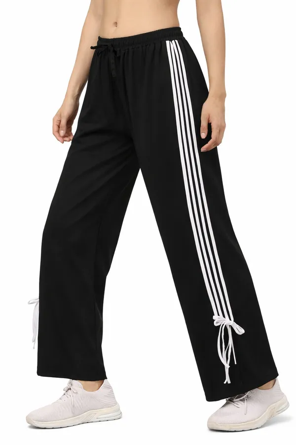 Black_Polyester_Track_Pants_For_Women