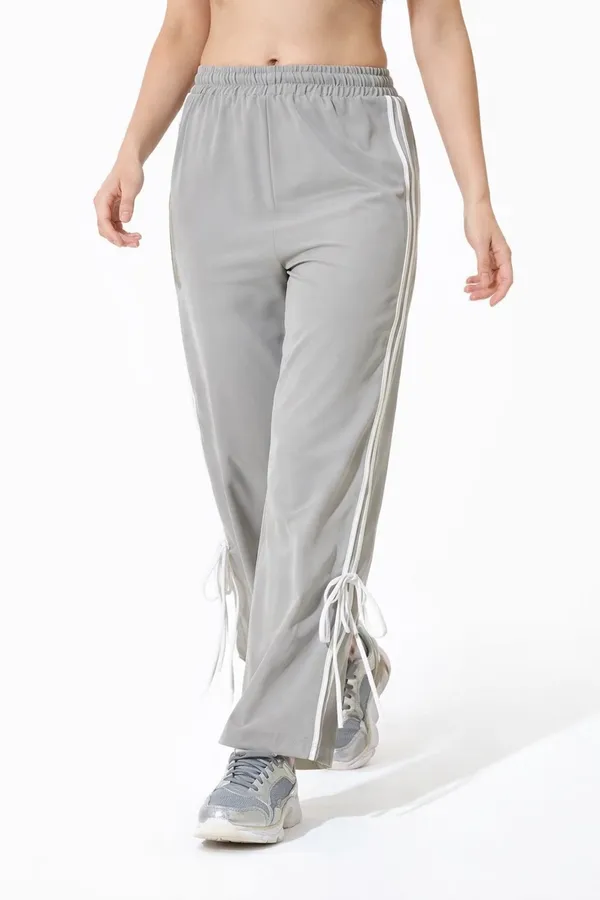 Grey_&_White_Polyester_Track_Pants_For_Women