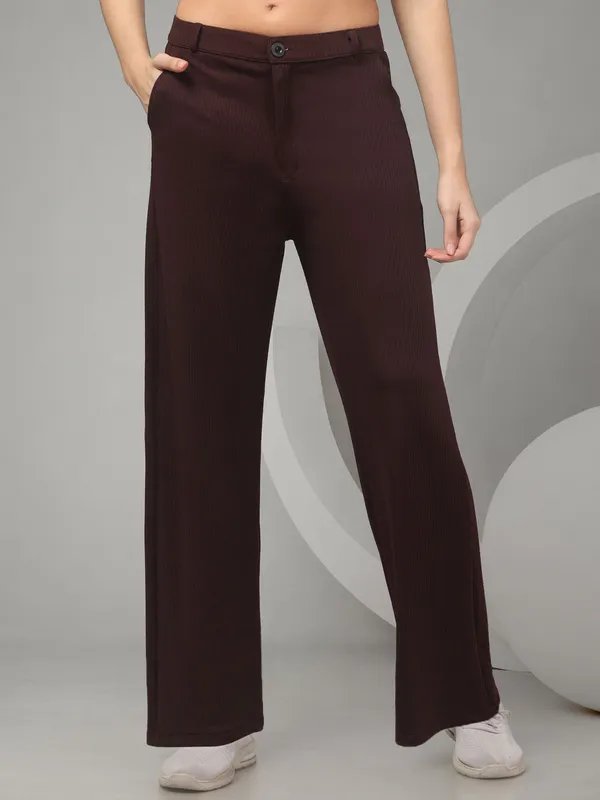 Dark_Brown_Corduroy_Trousers_For_Women