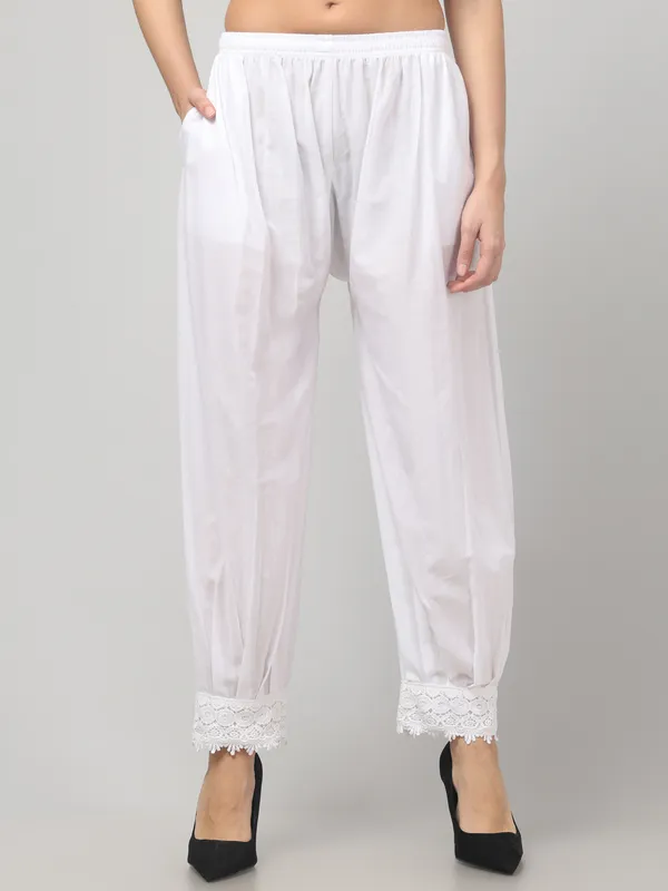 White_Cotton_Palazzo_Pants_For_Women