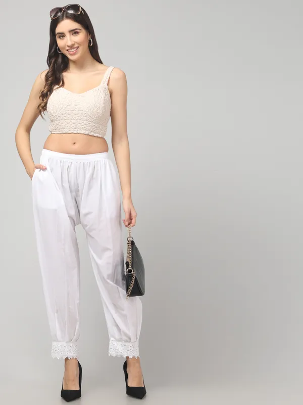 White_Cotton_Palazzo_Pants_For_Women