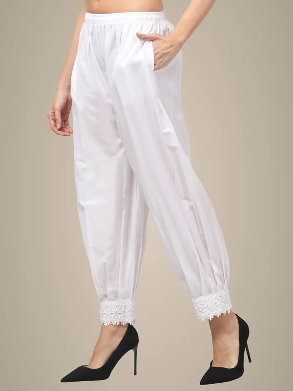 White_Cotton_Palazzo_Pants_For_Women