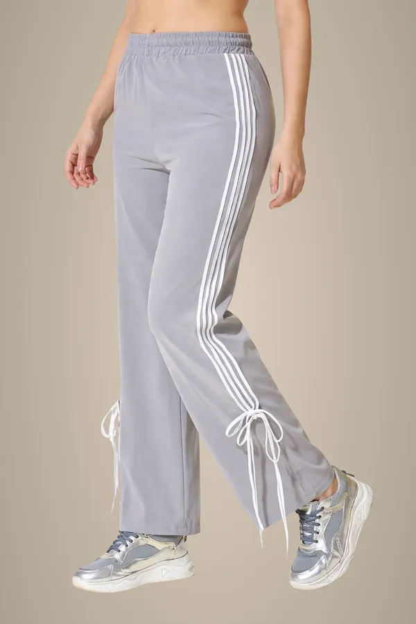 Grey_&_White_Polyester_Track_Pants_For_Women