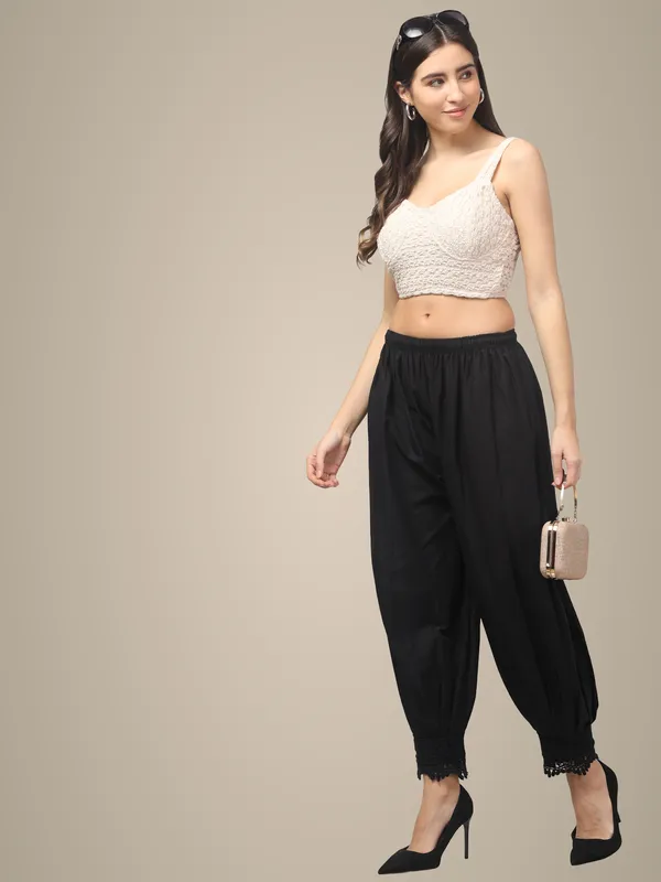 Black_Cotton_Harem_Pants_For_Women
