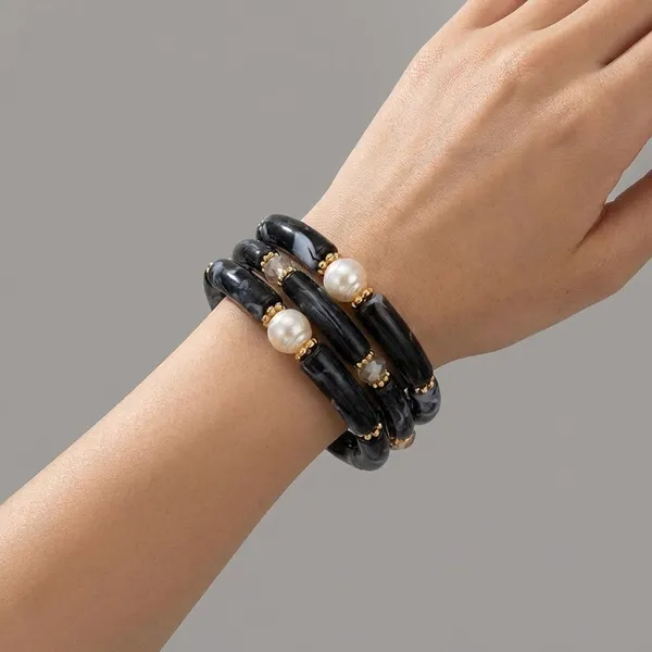 Gold_Marble_Stack_Bracelet_For_Women