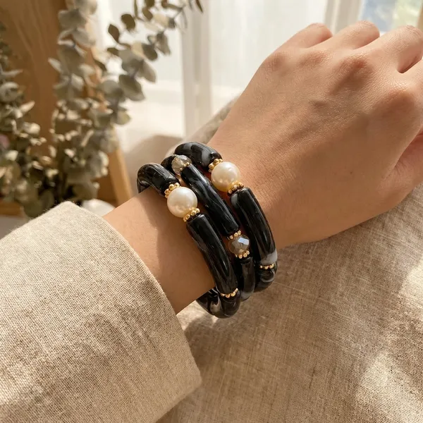 Gold_Marble_Stack_Bracelet_For_Women