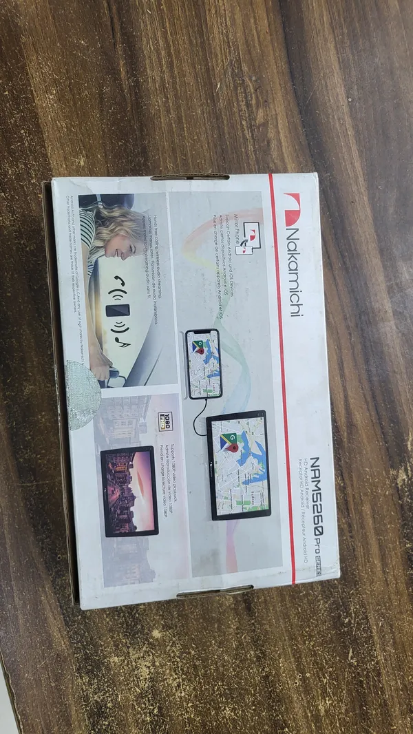 White_And_Red_Nakamichi_Nam2620_Pro_Series_12-Inch_Android_Multimedia_Display_With_Wifi_And_Gps