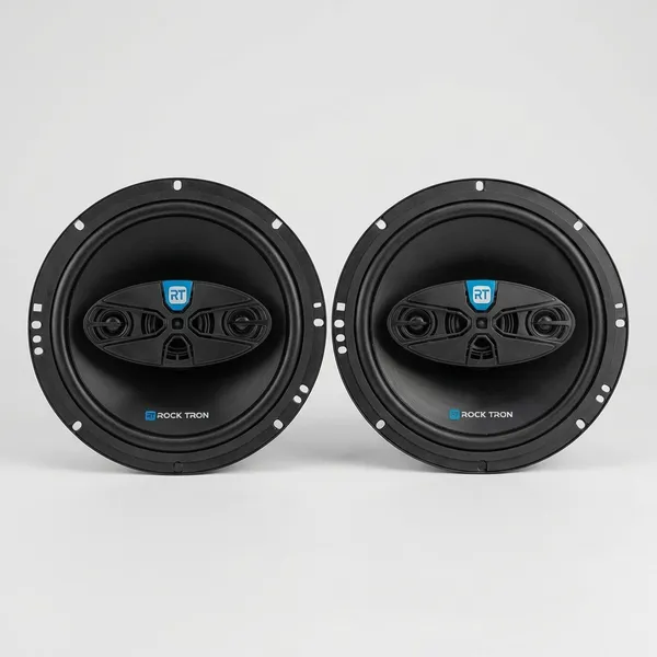 White_And_Sky_Blue_Rock_Tron_Devlin_6.5_Inch_4-Way_Car_Speakers_Rt-6500_(350W_Max,_50W_Rms)