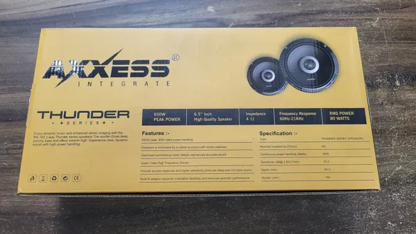 Black_And_Yellow_Axxess_Thunder_Rx-100_6.5-Inch_2-Way_Coaxial_Car_Speakers_(650W_Peak_Power)