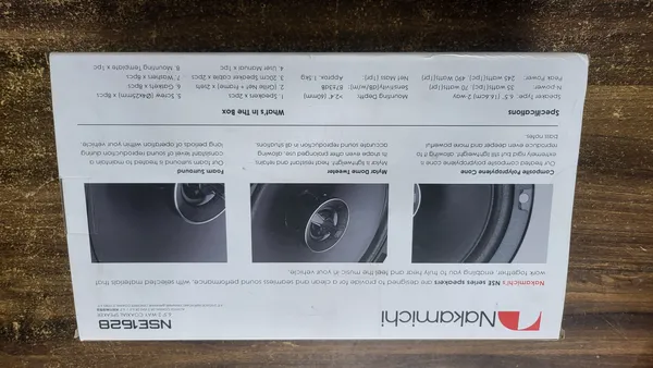 Sky_Blue_And_Red_Nakamichi_Nse1628_6.5-Inch_2-Way_Coaxial_And_Rock_Trox_Clang_6.5_Inch_3-Way_Car_Speaker_Pack_Of_2