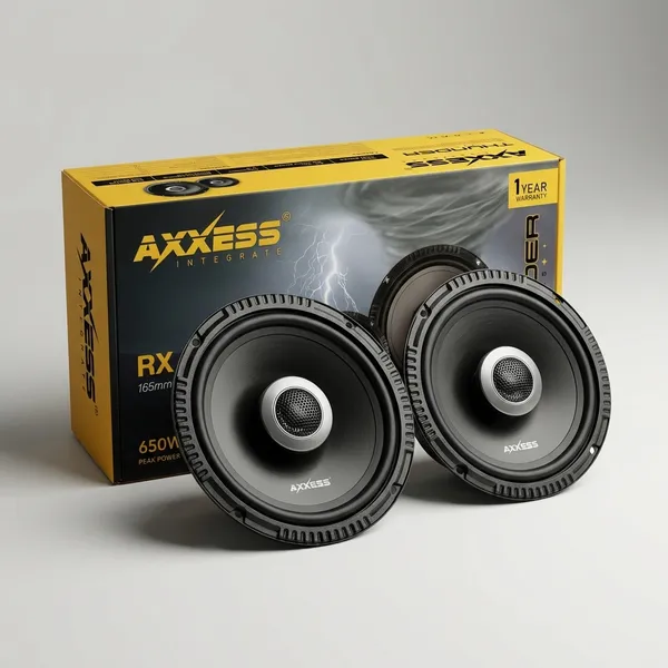 Black_And_Yellow_Axxess_Thunder_Rx-100_6.5-Inch_2-Way_Coaxial_Car_Speakers_(650W_Peak_Power)