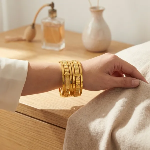 Traditional_Gold_Plated_Bangles_Set__For_Women