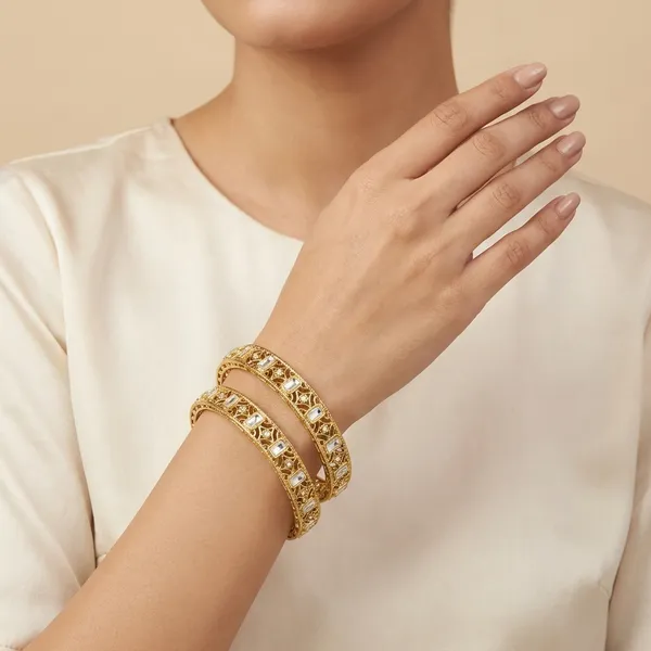 Yellow_Stone_Embellishments_Gold_Toned_Bangles_For_Women