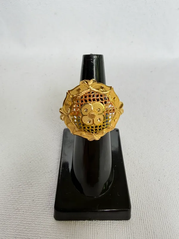 Traditional_Gold_Toned_Filigree_Adjustable_Ring_For_Women